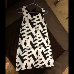 Black and white dress